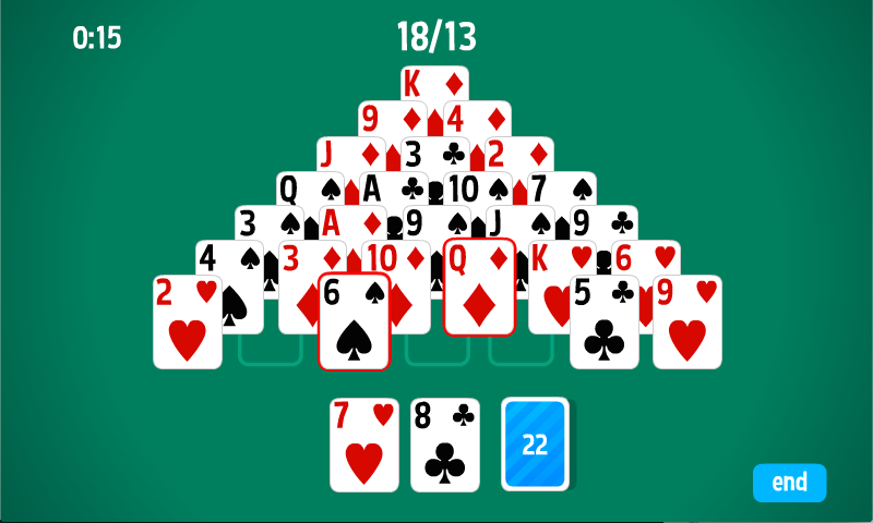 Pyramid Solitaire HD card game應用截圖第4張
