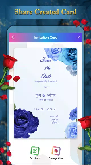 Invitation Card Maker - RSVP Captura de pantalla 2