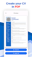 CV Maker & Resume Builder -PDF Скриншот 1