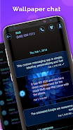 Blue Blossoms SMS Theme應用截圖第2張