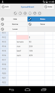 Simple Spreadsheet 스크린샷 3