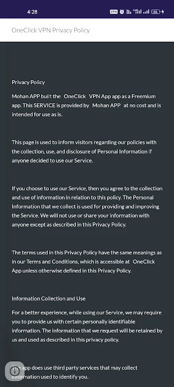 OneClick VPN - Turbo VPN App应用截图第4张