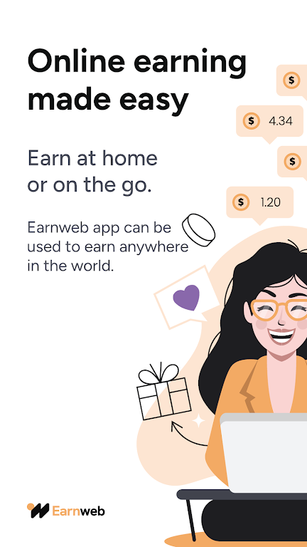 Earnweb: Earning app & website Скриншот 1