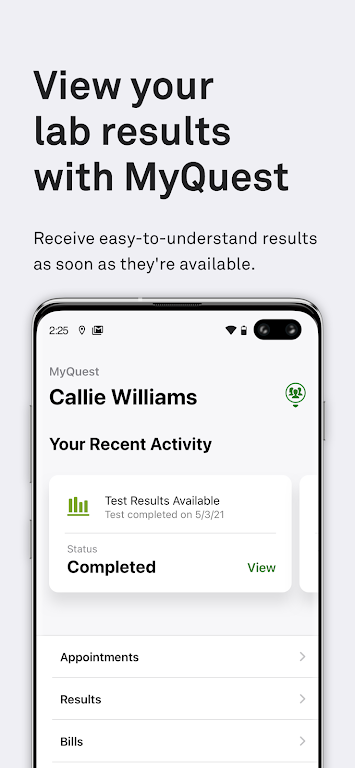 MyQuest for Patients Скриншот 2