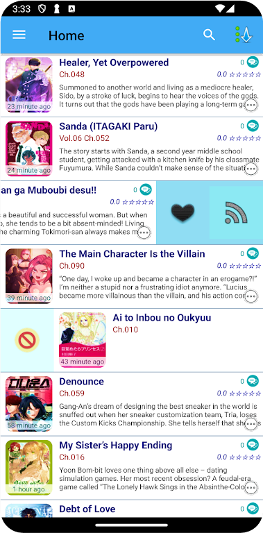 Manga World - Online Reader Tangkapan skrin 3