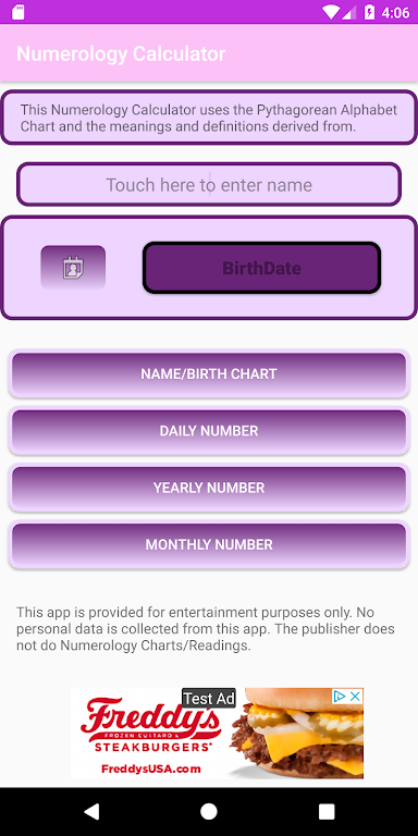 Pythagorean Numerology Calculator Captura de tela 1