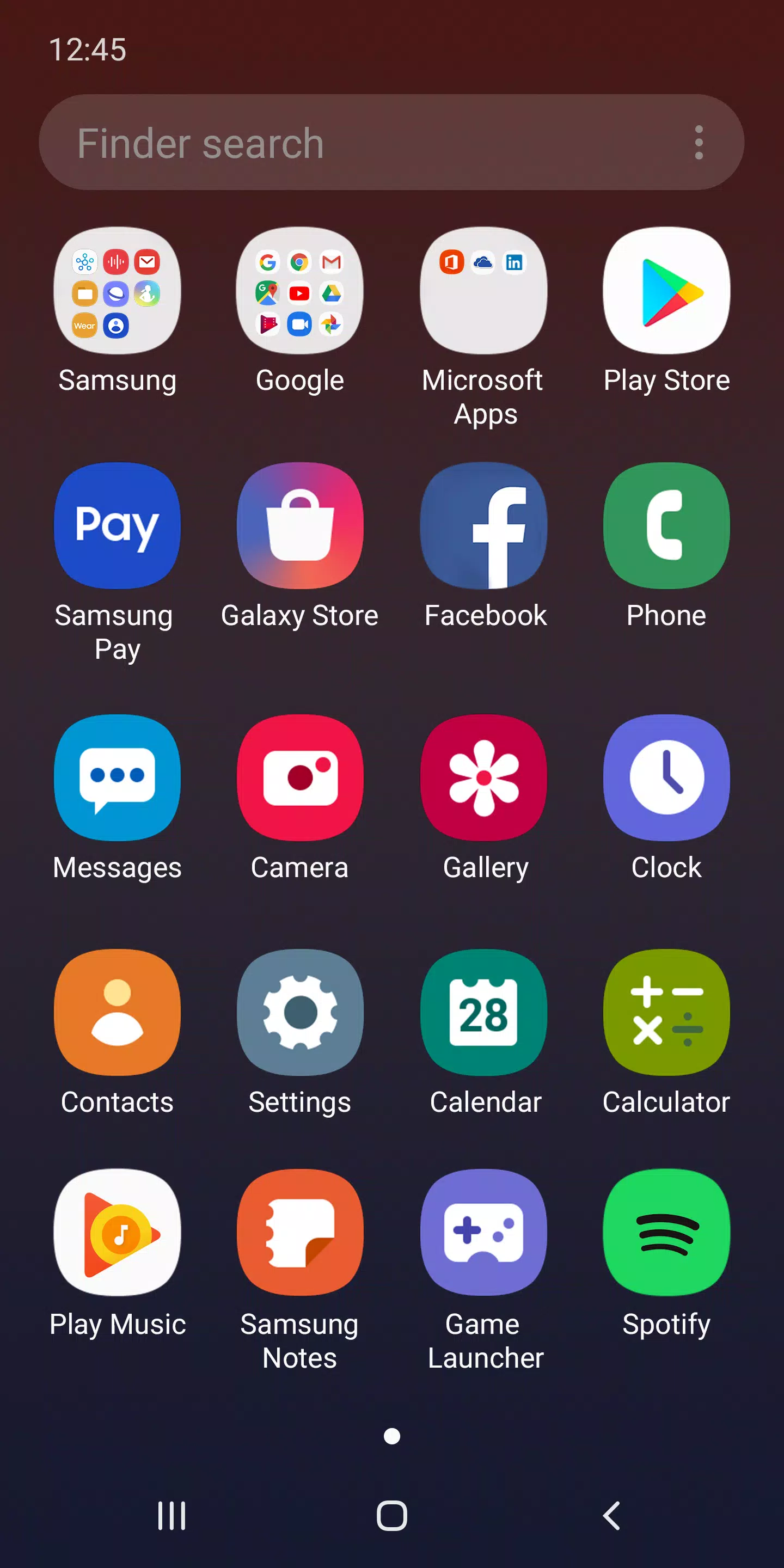Samsung One UI Home Screenshot 2