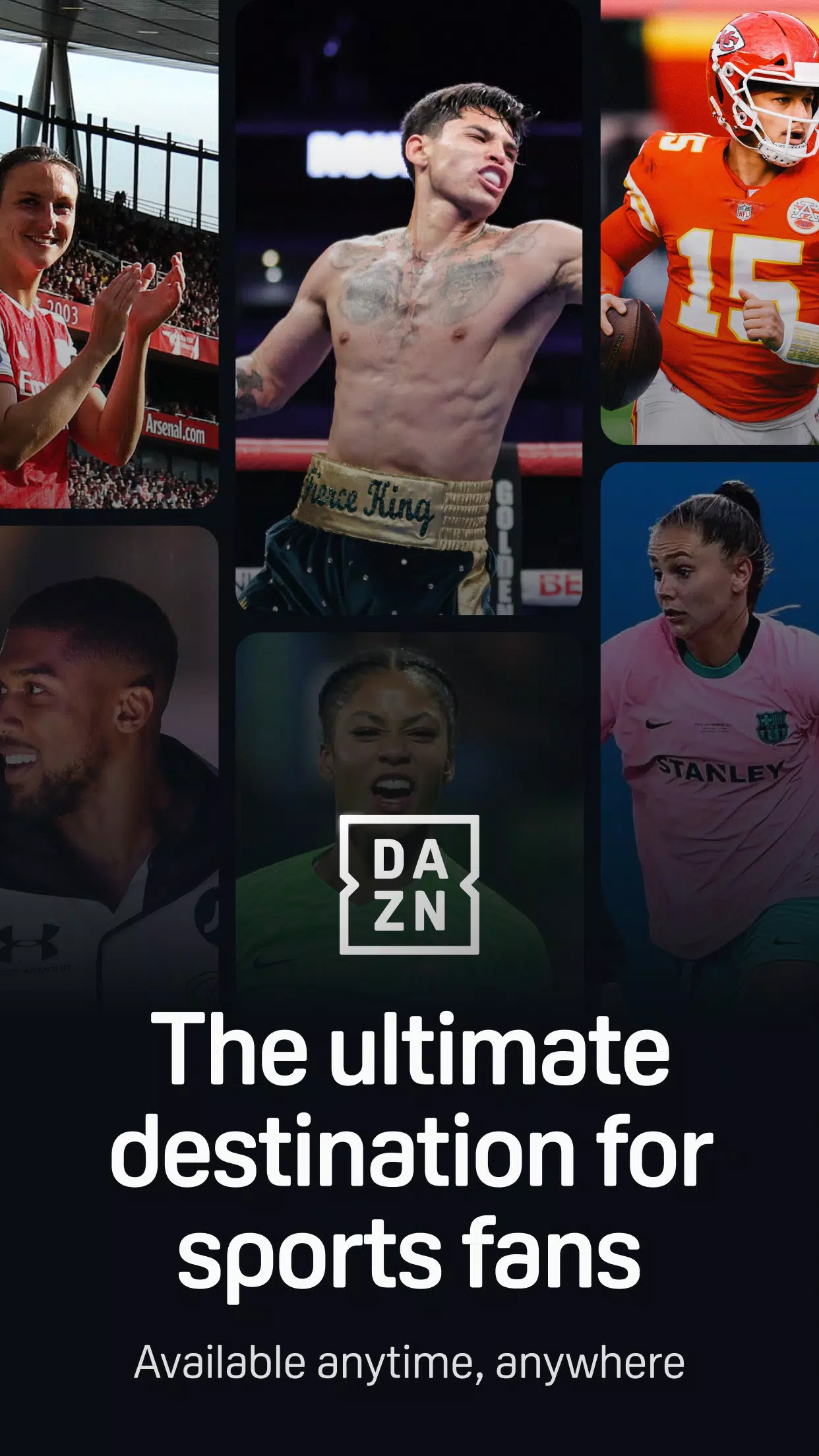 DAZN - Watch Live Sports Screenshot 1
