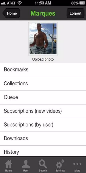 MyVidster スクリーンショット 2