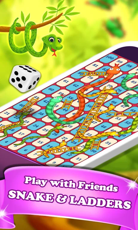 Snakes and Ladders Dice Game Screenshot 2