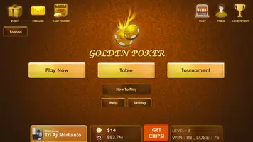 Golden Poker Captura de tela 2