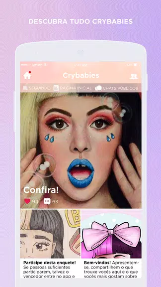 Schermata Crybabies Amino em Português 2