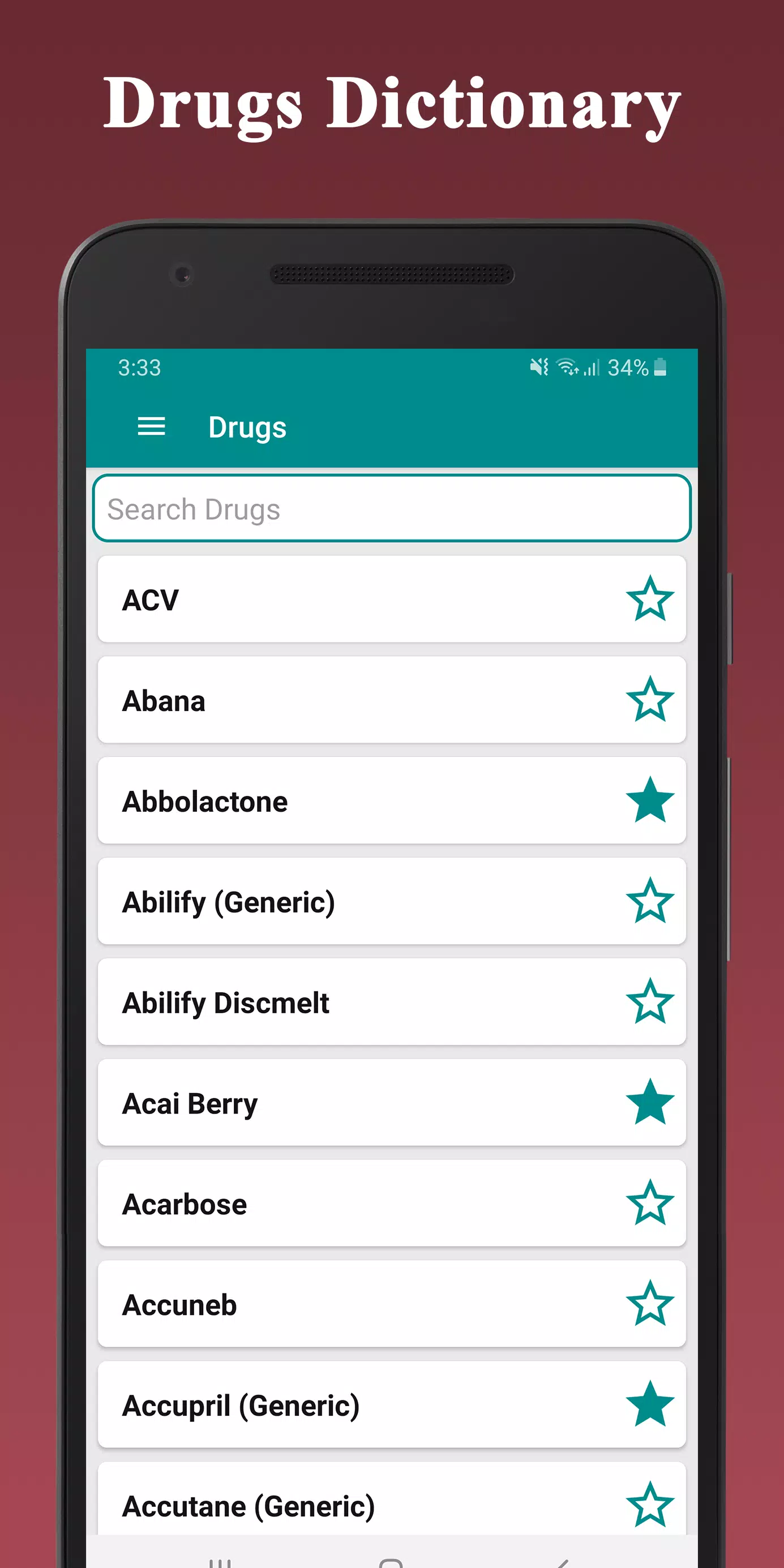 Medical Drugs Dictionary Guide スクリーンショット 1