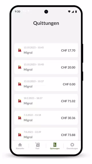 Migrolcard Screenshot 4