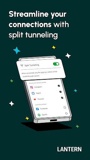 Schermata Lantern: Fast, Secure VPN 4
