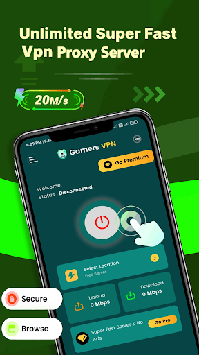 Gamers VPN: Low Ping Gaming應用截圖第3張