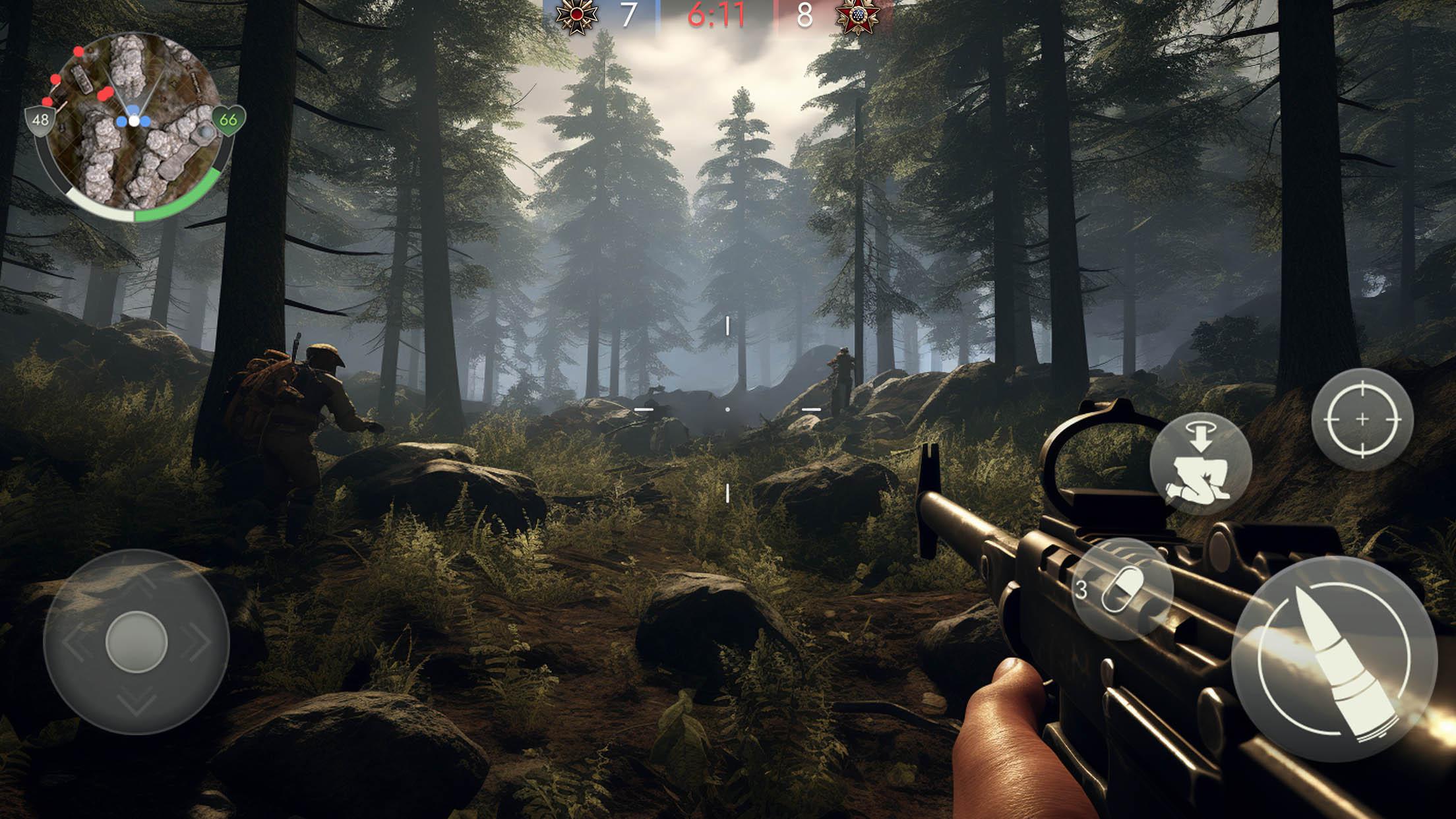Schermata WW2 Frontline 1942: War Game 2