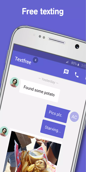 Text Free on Textfree Texting Captura de tela 2