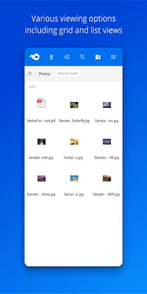 <p><strong>Comodidad mientras viajas</strong></p>
<p>Con la aplicación, puedes administrar fácilmente tus archivos mientras viajas. Tenga su colección de música lista para su próximo viaje por carretera, sus videos caseros disponibles para reproducción instantánea, su currículum accesible para esa oportunidad laboral inesperada y sus documentos de trabajo cruciales a su alcance durante reuniones importantes. MediaFire simplifica mantener todos tus archivos organizados y accesibles, asegurando que estés siempre preparado sin importar a dónde te lleve la vida.</p>
<p><img src=