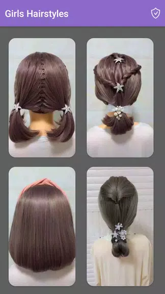 Girls Hairstyles Step By Step Schermafbeelding 2