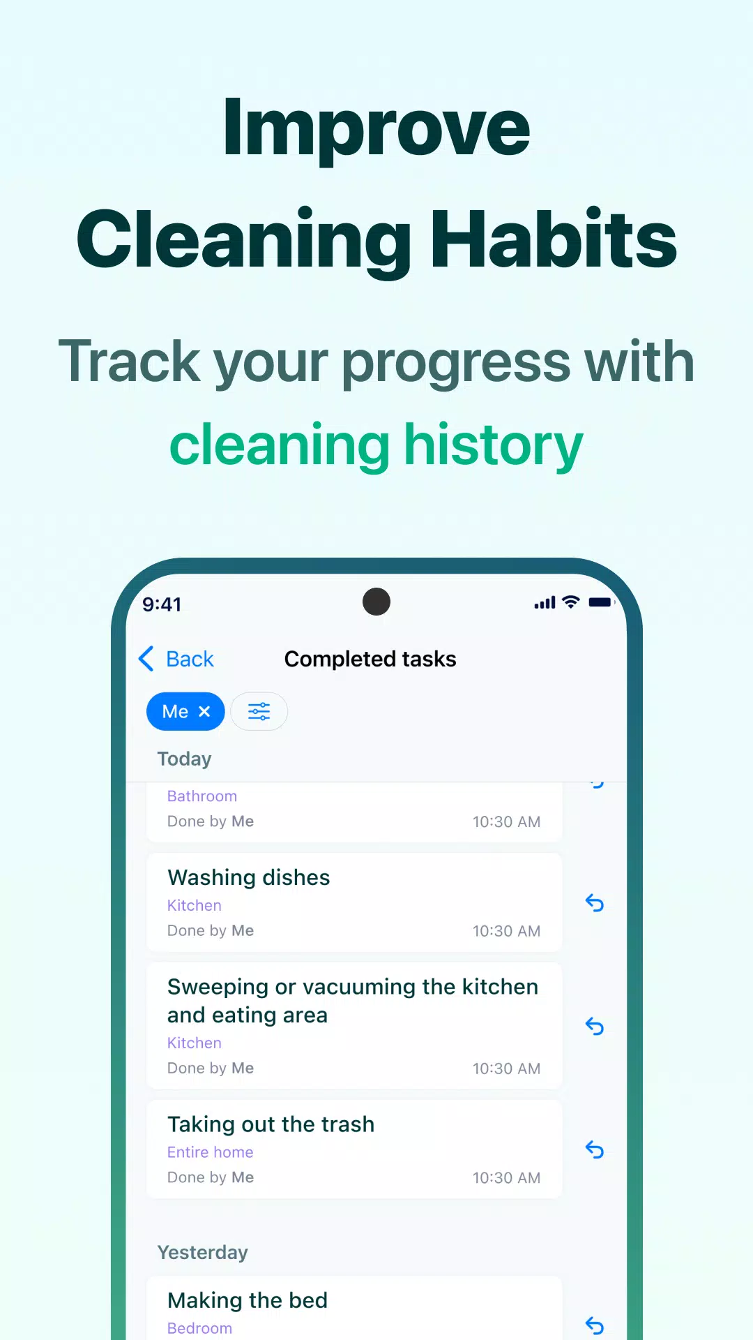 House Chores Cleaning Schedule Screenshot 3