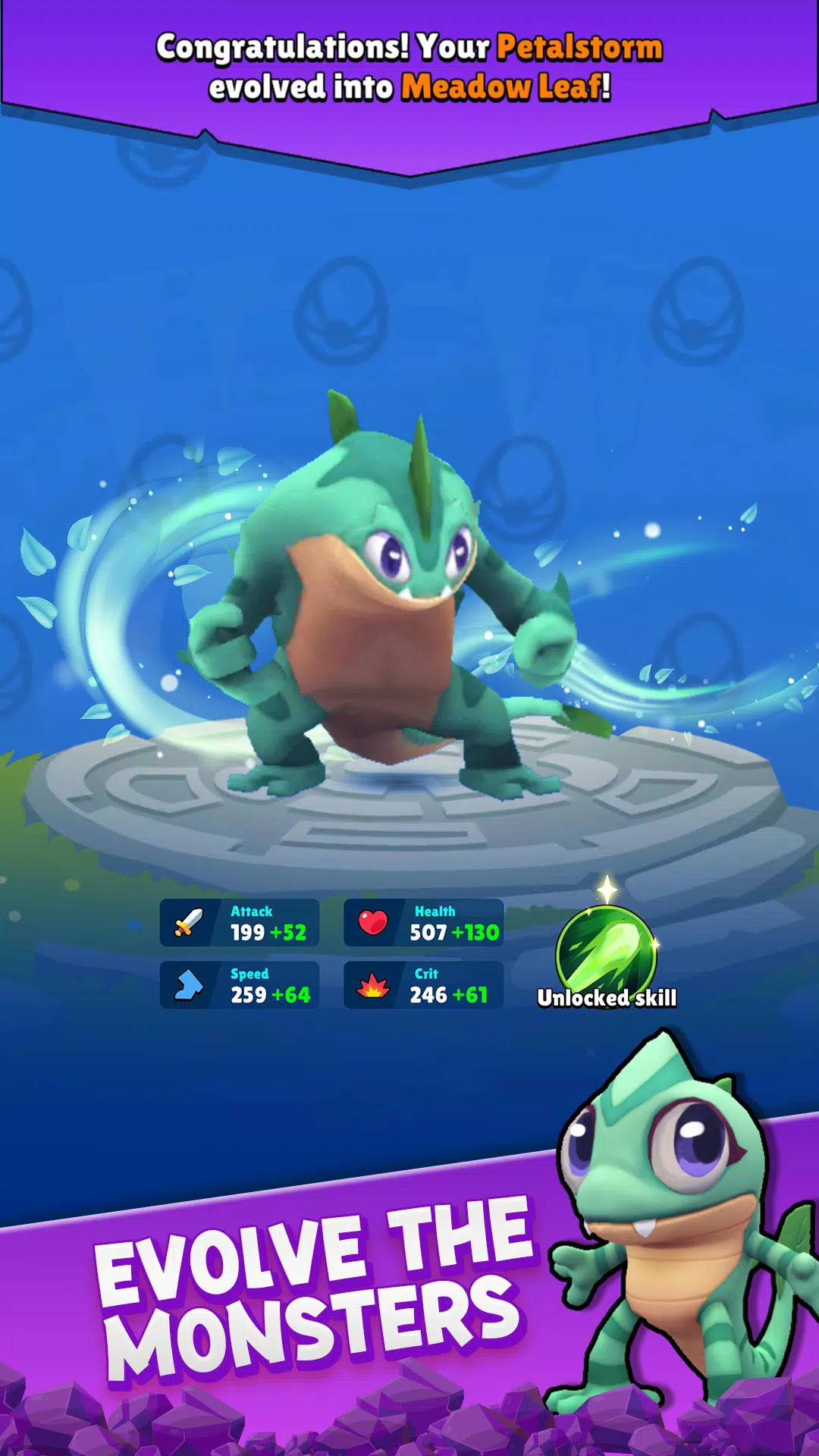 Negamon Lite: Monster Battle ภาพหน้าจอ 3