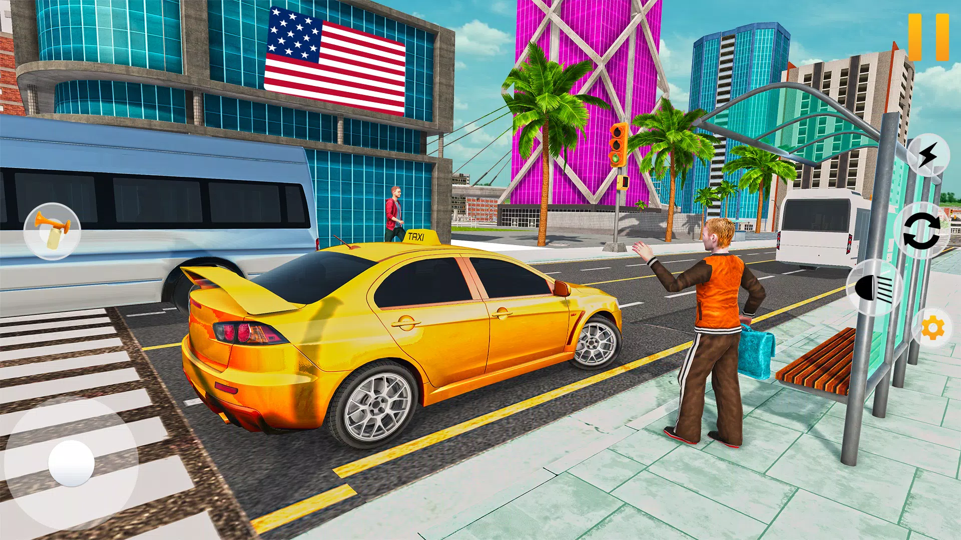 Taxi Car Driving : Taxi Sim 3D應用截圖第2張