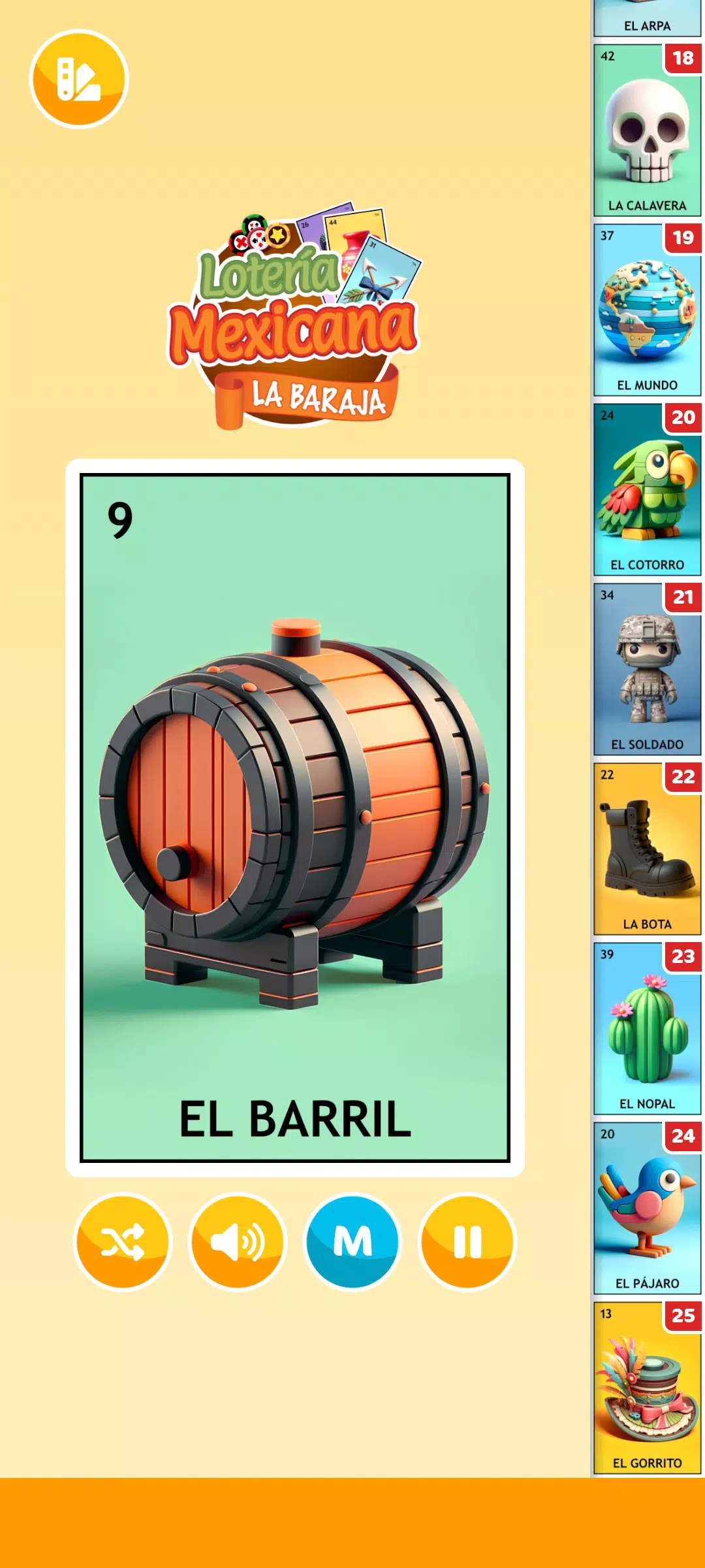 Lotería Mexicana - La Baraja Screenshot 2