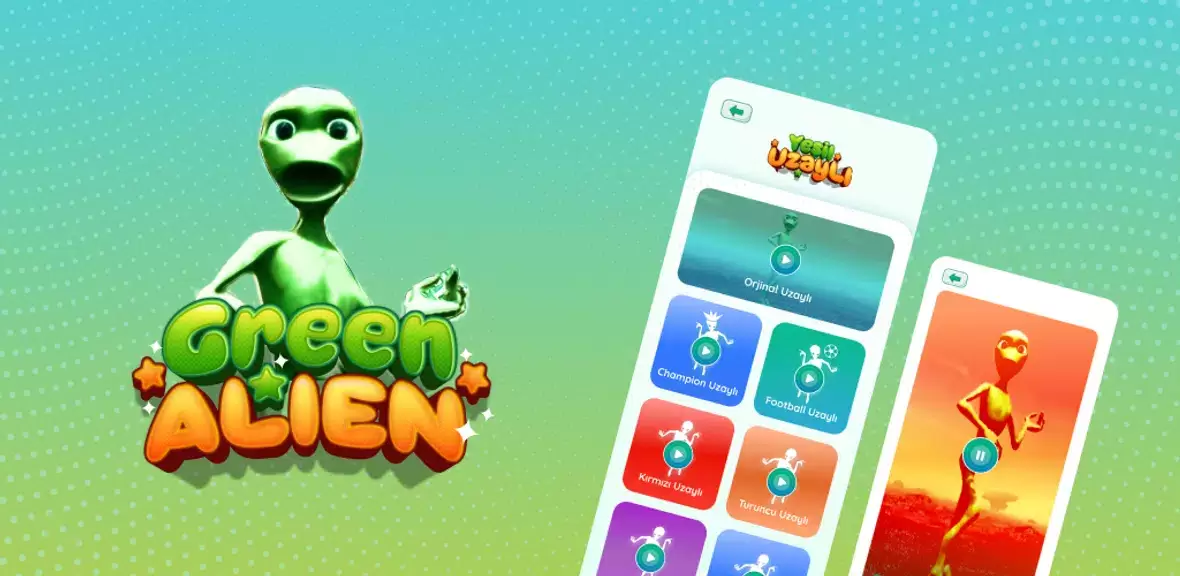 The green alien dance Captura de pantalla 1