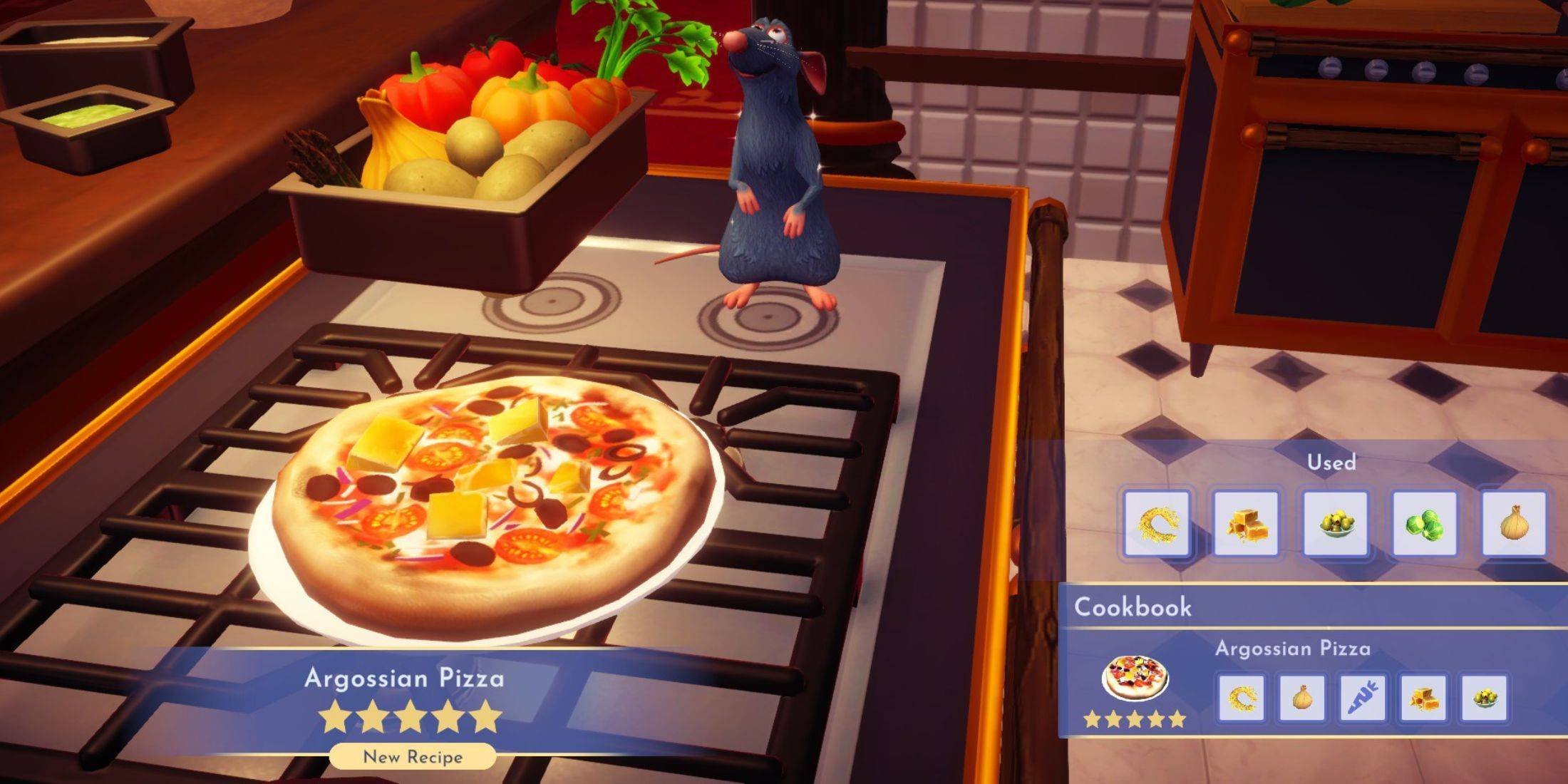 How to Craft Argossian Pizza in Disney Dreamlight Valley