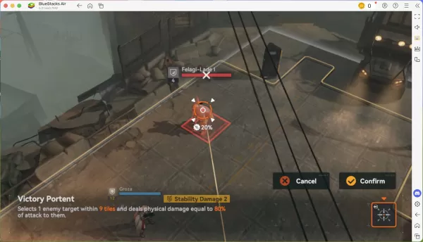 喜欢玩女孩的前线2：带有BlueStacks Air Mac设备上的PERILIUM