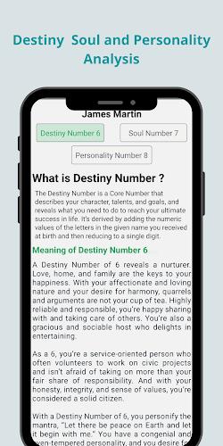 Numerology: Name Date & Future ဖန်သားပြင်ဓာတ်ပုံ 3