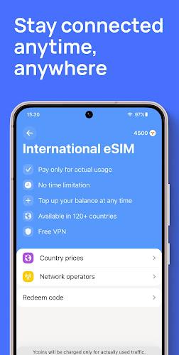 Schermata eSIM Mobile Data by YESIM 4