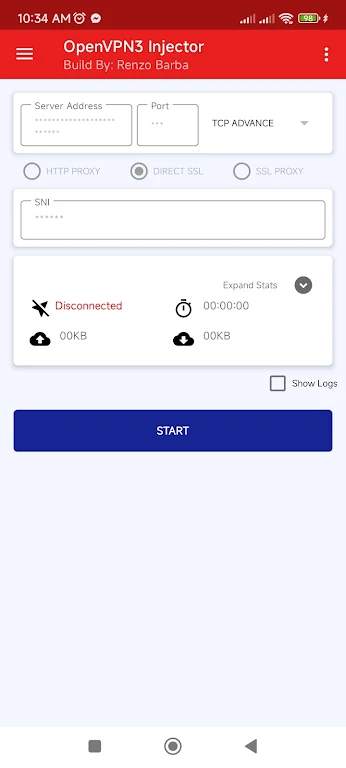 OpenVPN3 Injector स्क्रीनशॉट 1