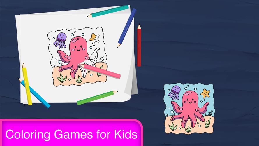 Coloring Games for Kids, Paint 스크린샷 2