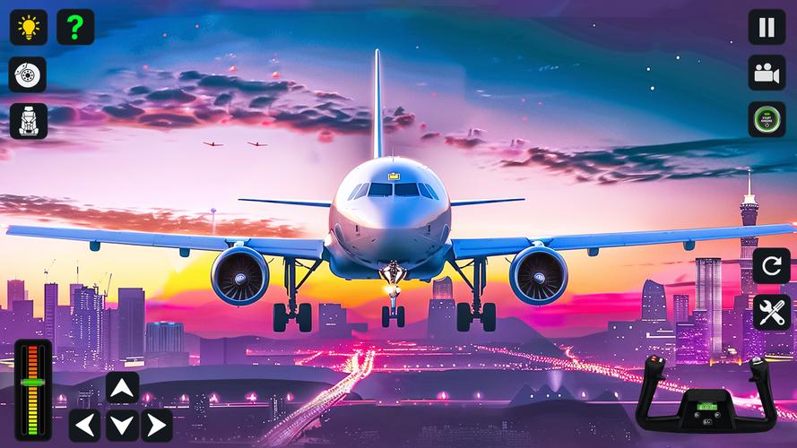 Airplane Simulator 3D Offline应用截图第2张