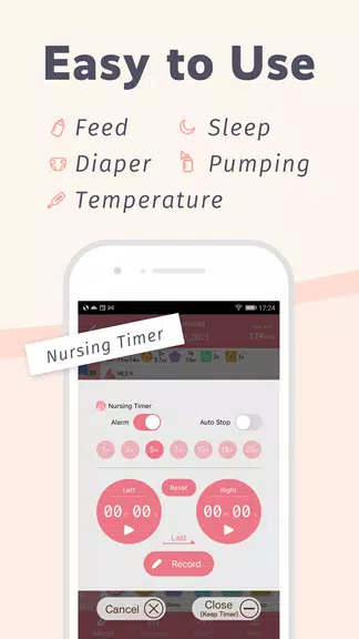 PiyoLog: Newborn Baby Tracker Zrzut ekranu 2