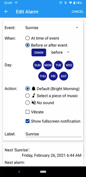 Sun Alarm應用截圖第2張