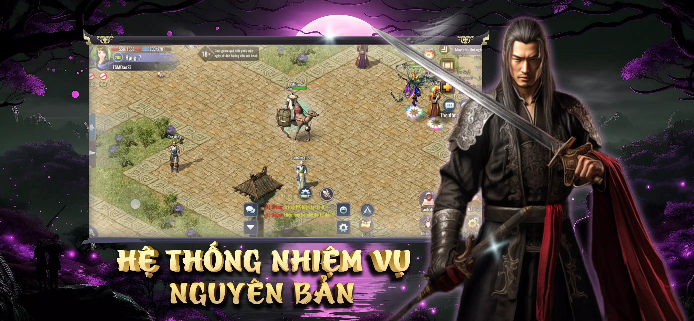 Schermata Tam Giới Phân Tranh Mobile 1
