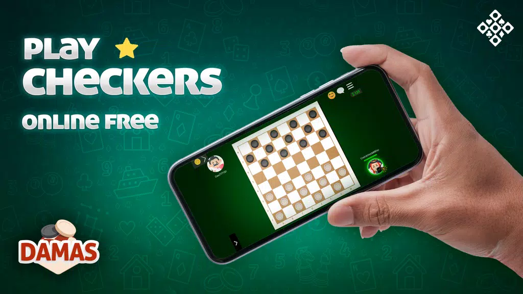 Checkers Online: board game Schermafbeelding 1