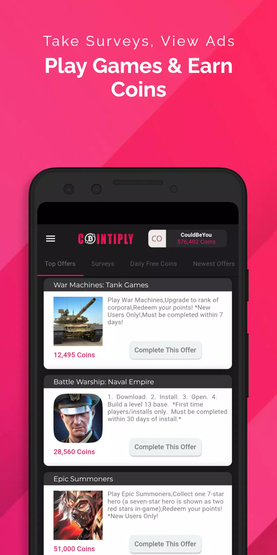 Cointiply - Earn Real Bitcoin スクリーンショット 2