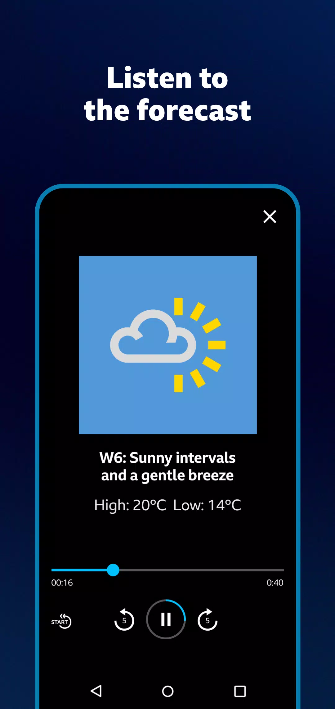 BBC Weather應用截圖第3張