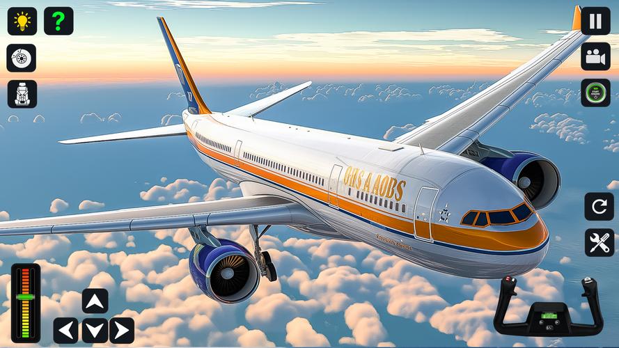Airplane Simulator 3D Offline应用截图第1张