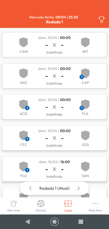 Parciais CFC Screenshot 3