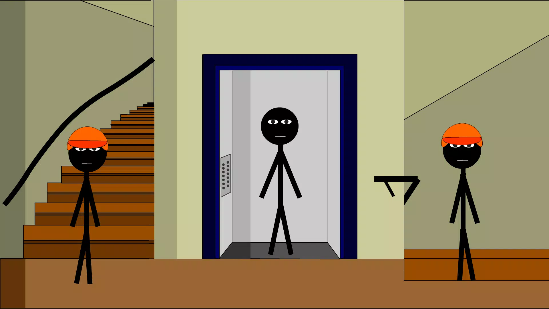 Stickman Escape Lift ဖန်သားပြင်ဓာတ်ပုံ 4