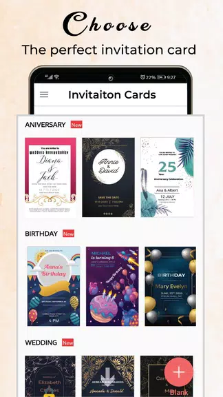 Invitation Card Maker & Ecards应用截图第2张