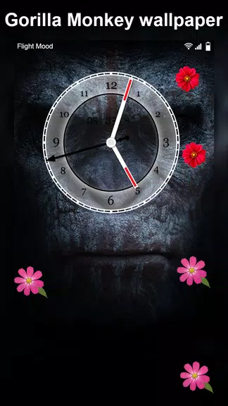 Gorilla Monkey Live Wallpaper स्क्रीनशॉट 4