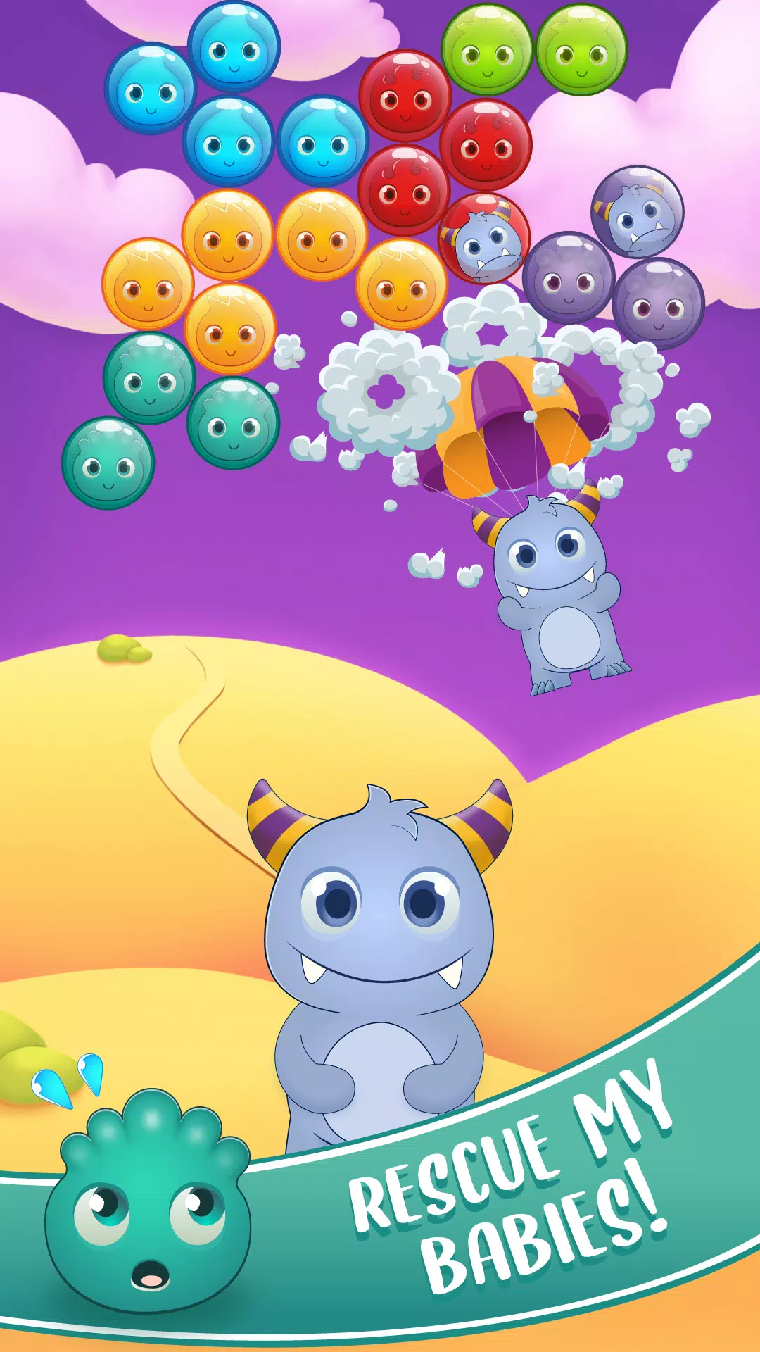 Bubble friends rescue Captura de pantalla 3