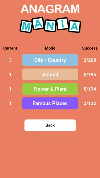 Anagram Mania スクリーンショット 2