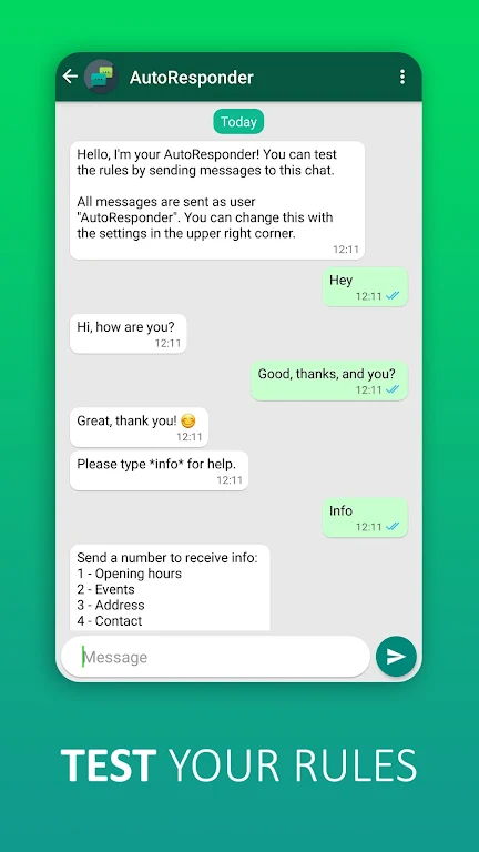 AutoResponder for WhatsApp应用截图第2张